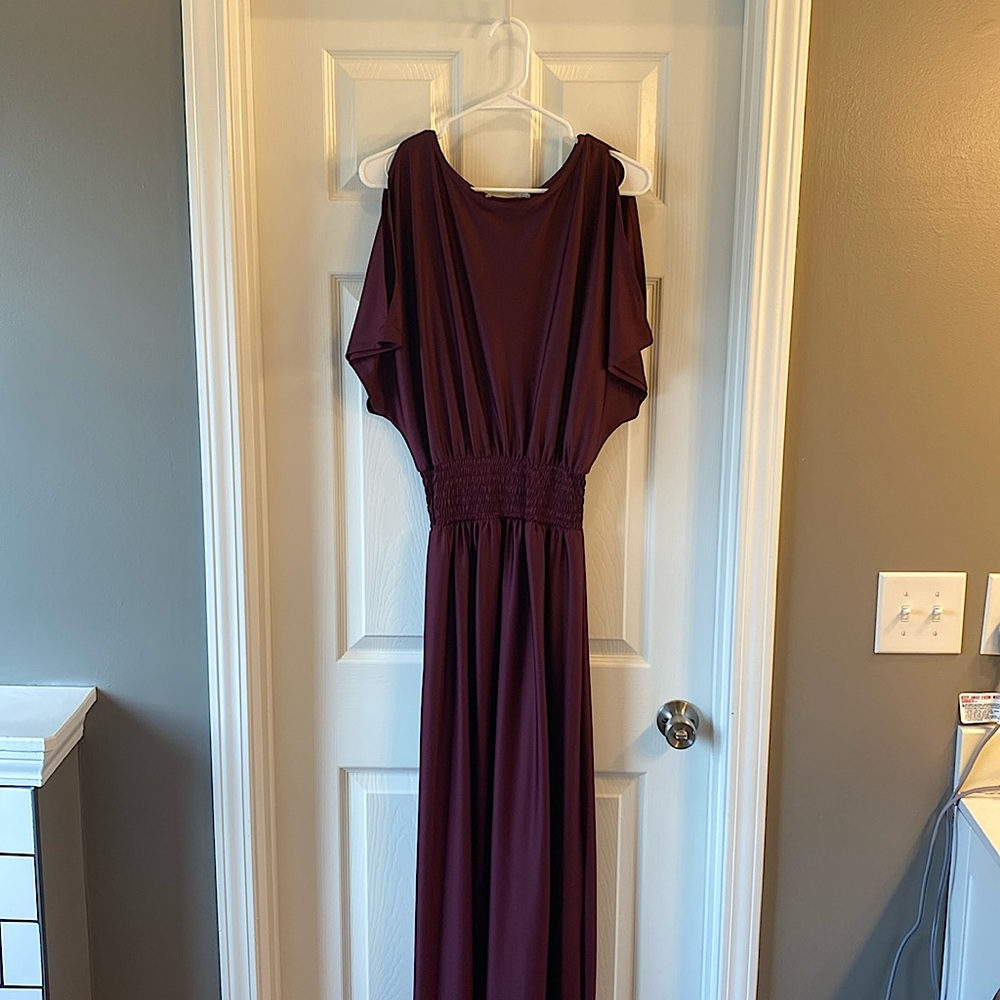 KOH KOH Womens Split Sleeves Elegant Cocktail Long Maxi Dress - Large